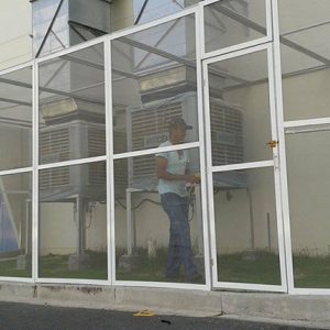 lưới ngăn muỗi công trình xây dựng