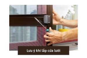 Lắp cửa lưới chống muỗi Hà Nội